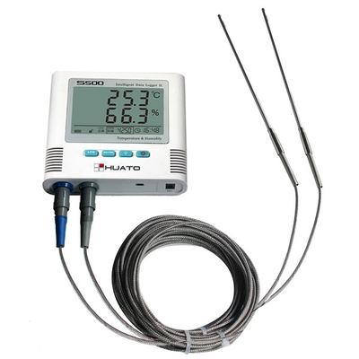 China Doppel-externer Ofen-Temperatur-Datenlogger des Sensor-PT100 mit analysierter Software fournisseur