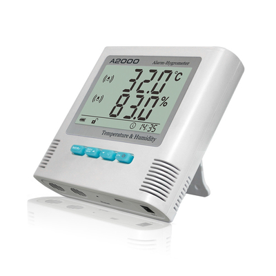 China Lcd-Anzeigen-Digital-Thermometer-Hygrometer mit Bulti in der Warnung und in der maximalen Mindestgrenzwert-Einstellung fournisseur