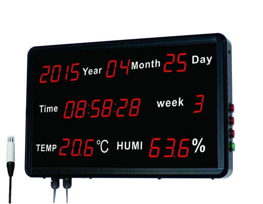 China Haushalts-Digital-Temperatur-Thermometer-Digitaluhr-Thermometer-Hygrometer fournisseur