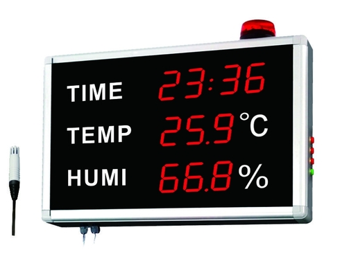 China Hohe Genauigkeits-Digital-Thermometer-Hygrometer-lange Sichtabstands-Warnung fournisseur