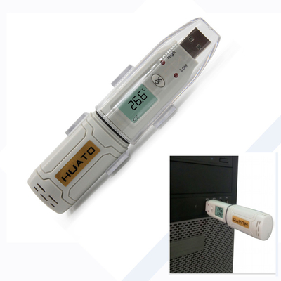 China USB-Temperatur-Datenlogger, Anzeigelampen Temp-Feuchtigkeits-Datenlogger USBs LED fournisseur