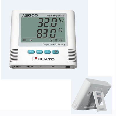 China ABS materieller Thermometer-Hygrometer-Alarm-Detektor Digital Innenim freien fournisseur