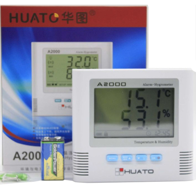 China Thermometer-Hygrometer-Uhr-Wand/Schreibtisch hohe Genauigkeits-Digital Lcd besteigbar fournisseur