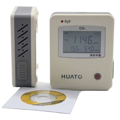 China Temperatur-Feuchtigkeits-Monitor-Recorder CO2 Datenlogger mit Vorlage importierten Sensoren fournisseur