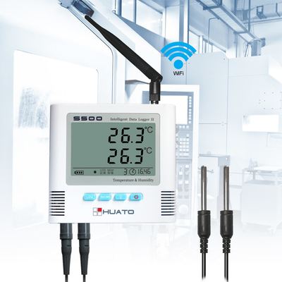 China Industrie ABS materieller Wifi-Feuchtigkeits-Monitor, S500- Wifi Temperatur-Blockwinde fournisseur