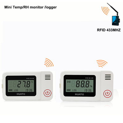 China Temperaturfeuchtigkeits-Datenlogger-Überwachungsanlage-Sensor RFID 433Mhz drahtloser fournisseur